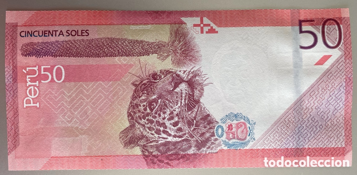 Billetes extranjeros: Per&uacute;. 50 soles. 2021 - Foto 2