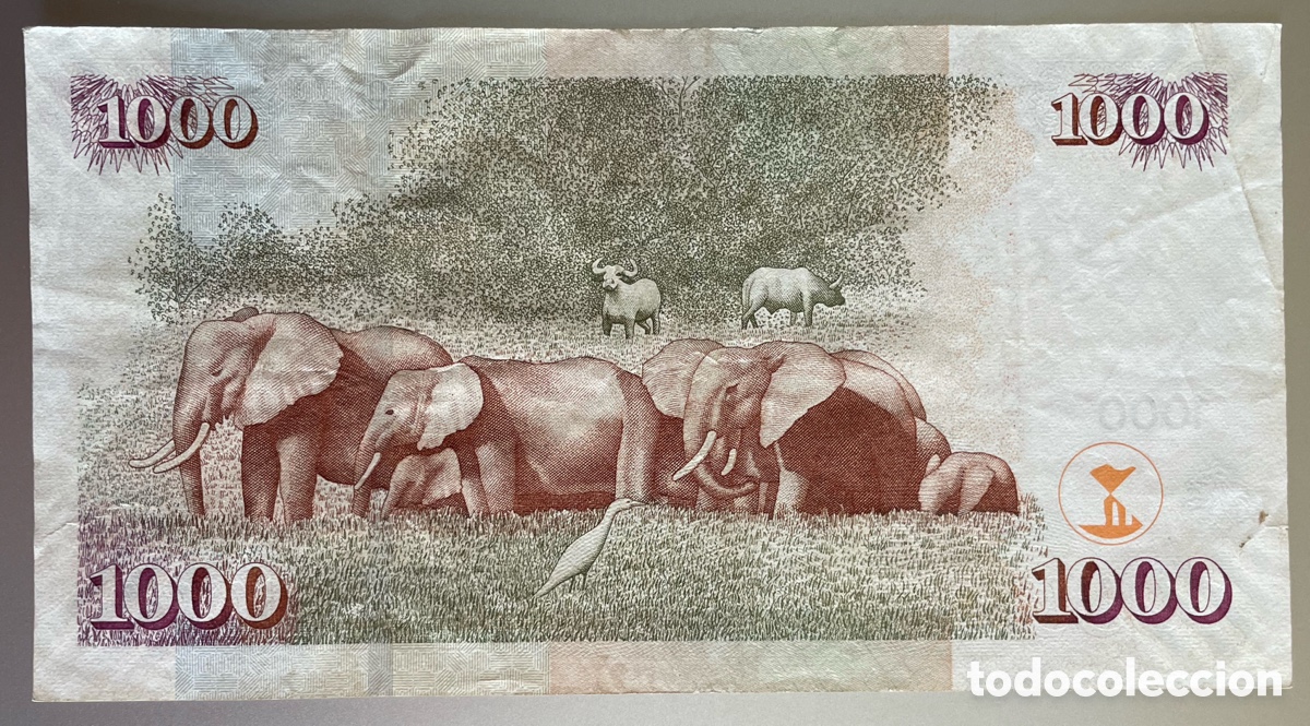 Billetes extranjeros: Kenya. Kenia. 1000 Shillings. 2010