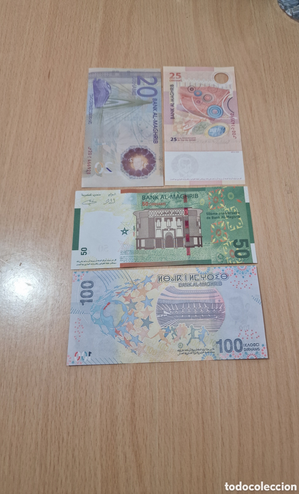 Billetes extranjeros: billetes conmemorativos de marruecos - Foto 2
