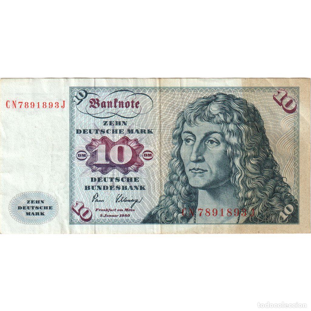 Billetes extranjeros: [#1293117] ALEMANIA - REP&Uacute;BLICA FEDERAL, 10 Deutsche Mark, BC+