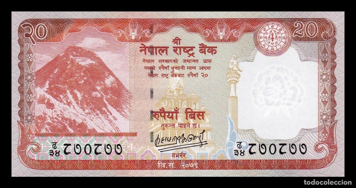 Billetes extranjeros: Nepal 20 Rupias Everest 2023 Pick 78c Sc Unc
