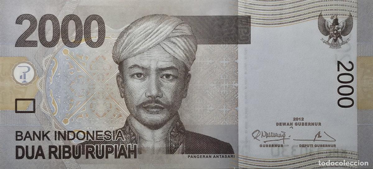 Billetes extranjeros: BILLETE INDONESIA 2000 RUPIAS 2012 SIN CIRCULAR