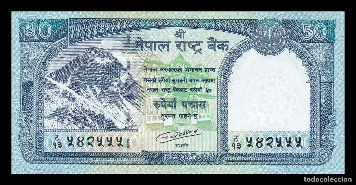 International Banknotes: Nepal 50 Rupias Everest 2019 Pick 79b Sc unc