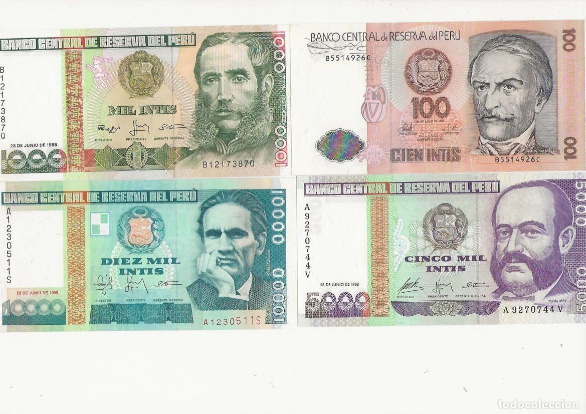 Banconote internazionali: LOTE BILLETES DE PERU