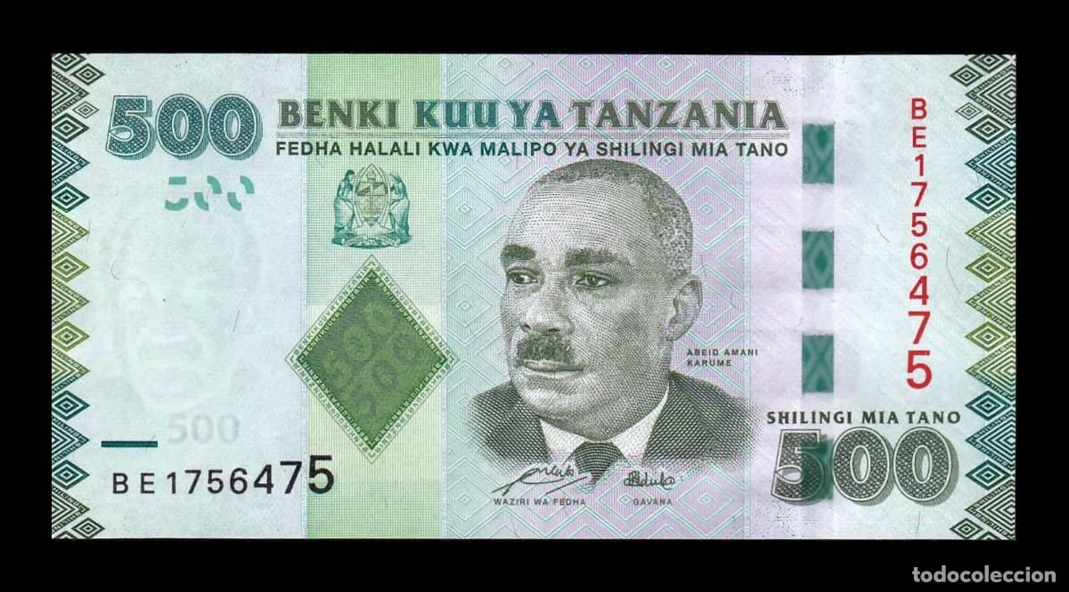 Billetes extranjeros: Tanzania 500 Shillings Abeid Karume 2010 Pick 40 Sc Unc