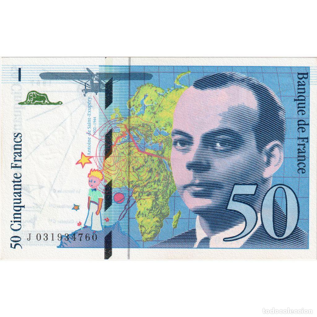 Billetes extranjeros: [#1232987] Francia, 50 Francs, St Exup&eacute;ry, 1997, J031934760, UNC