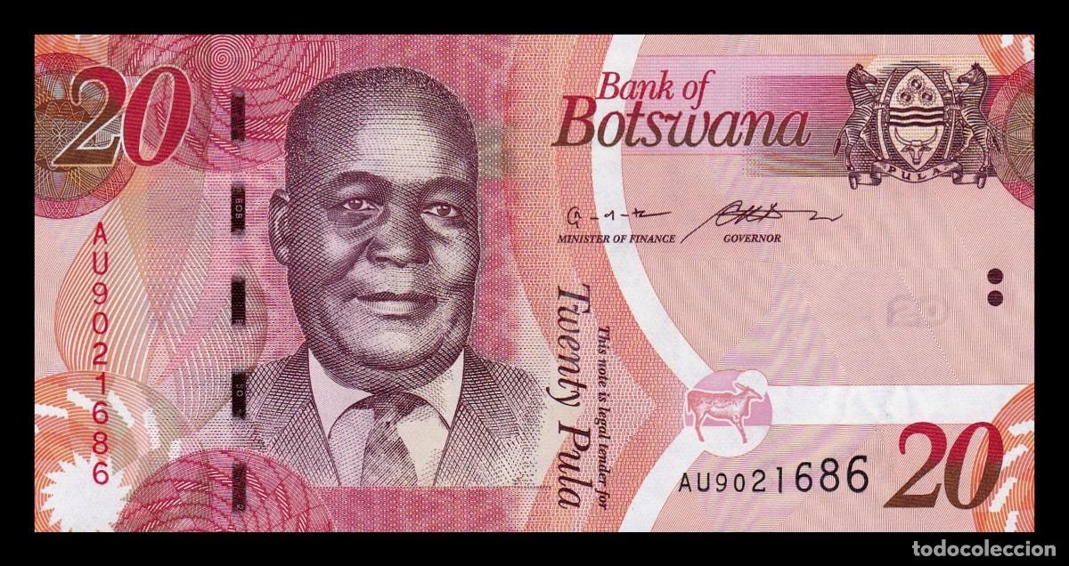 Billetes extranjeros: Botswana 20 Pula 2024 Pick 31i Sc Unc