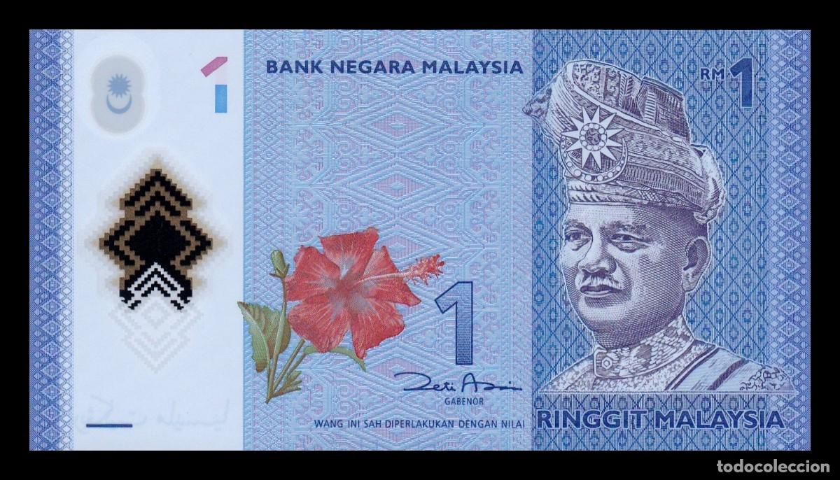 Billetes extranjeros: Malasia 1 Ringgit Tuanku Abdul Rahman 2011 Pick 51Ar Serie ZA Reposici&oacute;n Pol&iacute;mero Sc Unc