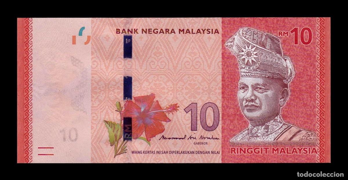 Billetes extranjeros: Malasia 10 Ringgit Tuanku Abdul Rahman 2011 (2018) Pick 53b Sc Unc