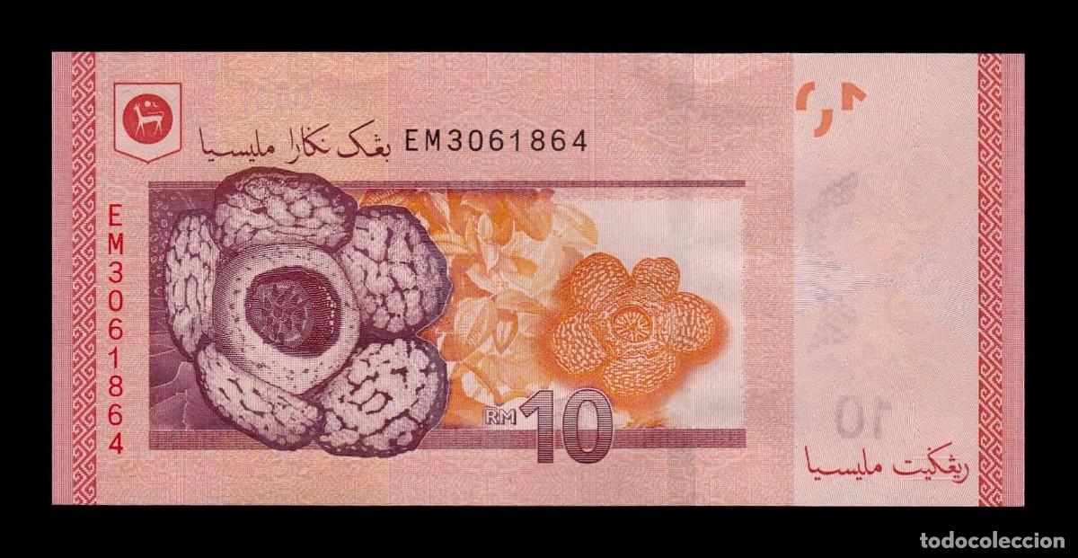 Billetes extranjeros: Malasia 10 Ringgit Tuanku Abdul Rahman 2011 (2018) Pick 53b Sc Unc - Foto 2