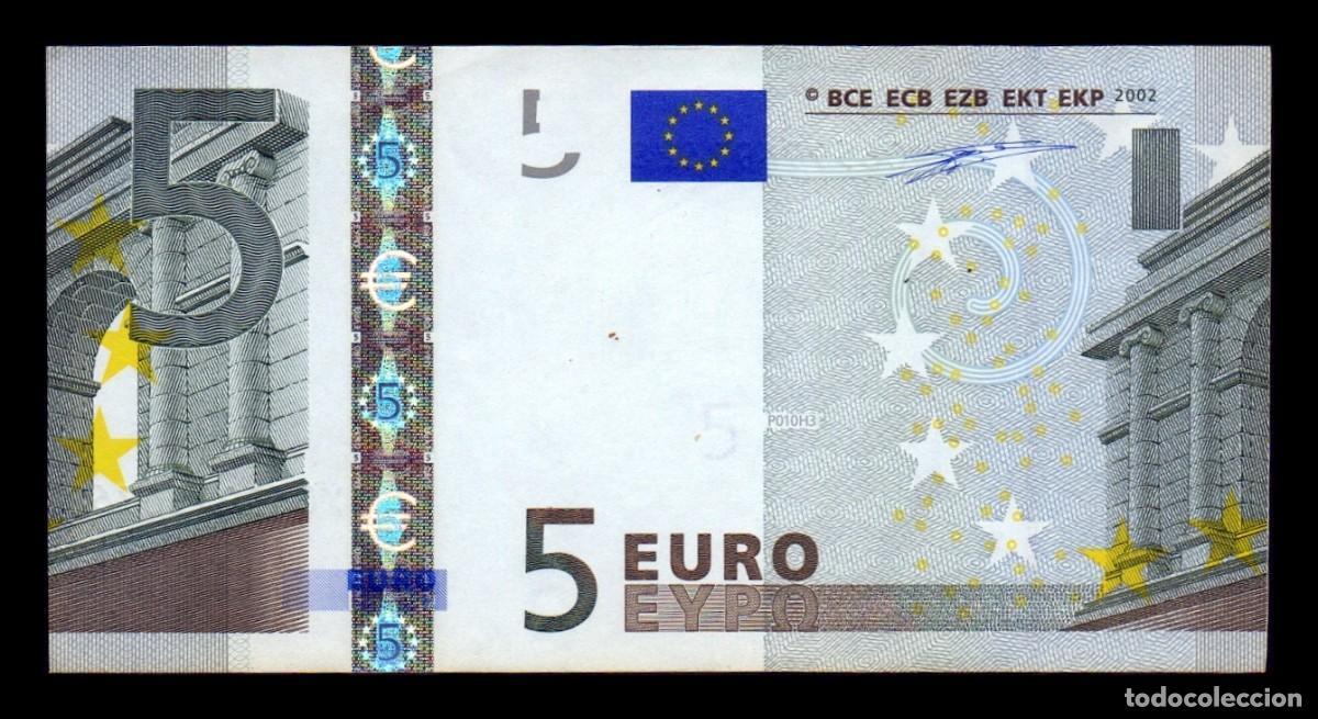 Billetes extranjeros: Alemania 5 Euros 2002 Pick 1x(2) Variante de Corte Sc Unc