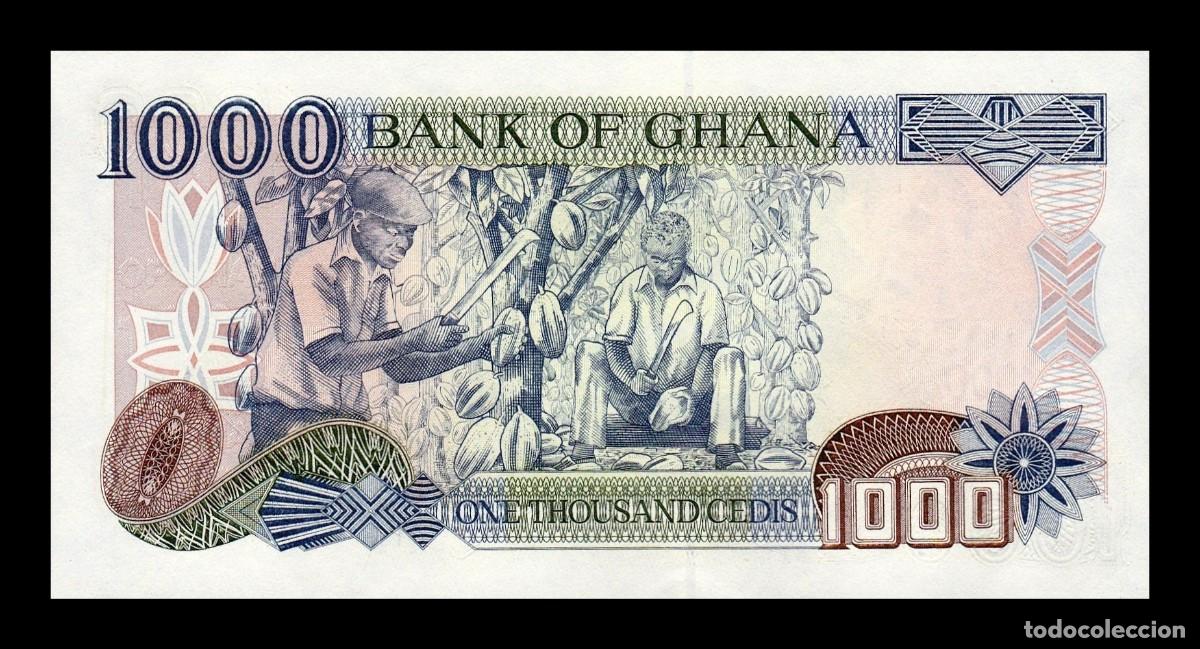 Billetes extranjeros: Ghana 1000 Cedis 2003 Pick 32i Sc Unc - Foto 2