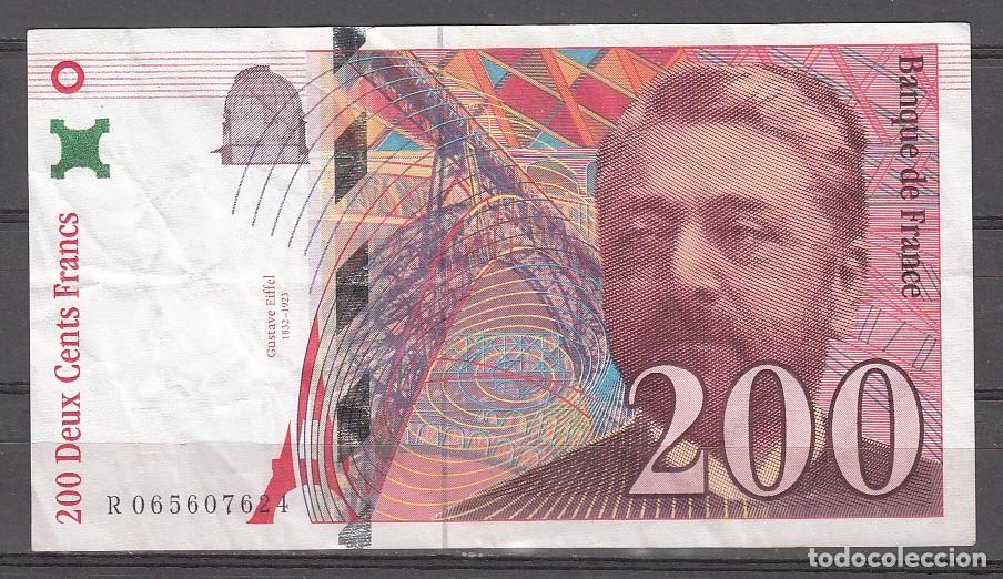 Billetes extranjeros: FRANCIA - BILLETE DE 200 FRANCS DE 1996 - GUSTAVE EIFFEL