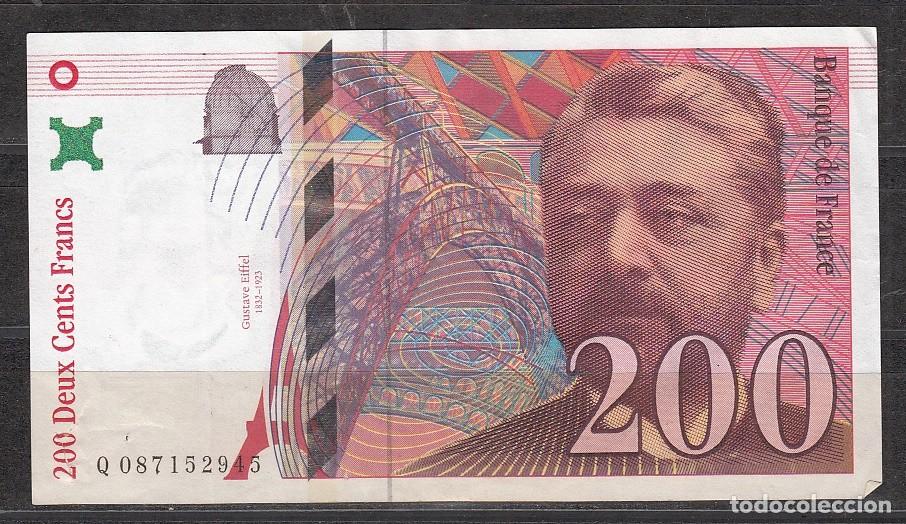 Billetes extranjeros: FRANCIA - BILLETE DE 200 FRANCS DE 1996 - GUSTAVE EIFFEL - Foto 1