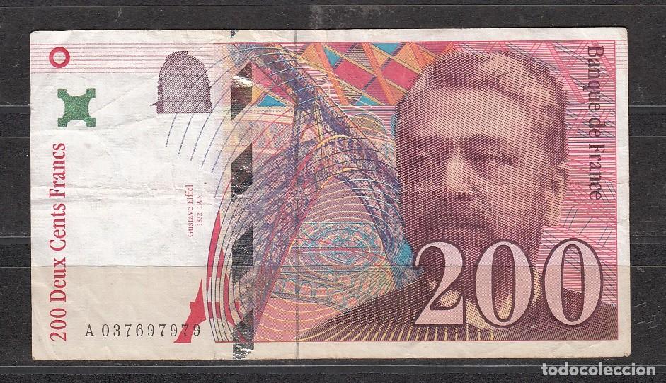 Billetes extranjeros: FRANCIA - BILLETE DE 200 FRANCS DE 1996 - GUSTAVE EIFFEL