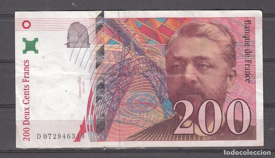 Billetes extranjeros: FRANCIA - BILLETE DE 200 FRANCS DE 1996 - GUSTAVE EIFFEL - Foto 1