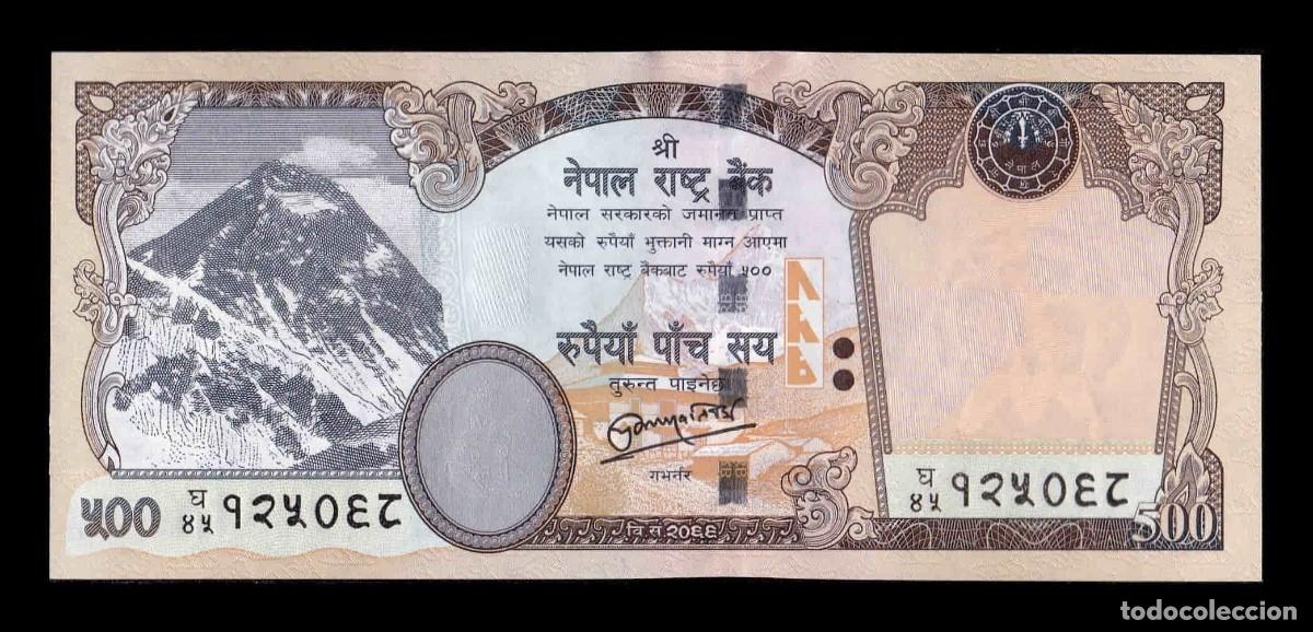 Billetes extranjeros: Nepal 500 Rupias Everest 2012 Pick 74 Sc Unc