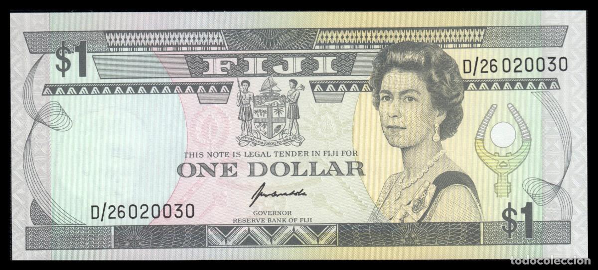 Billetes extranjeros: Fiji 1 Dollar 1993 Pick 89 SC - Foto 2