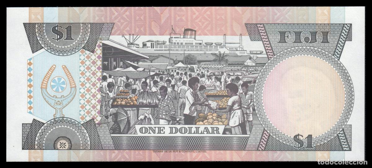 Billetes extranjeros: Fiji 1 Dollar 1993 Pick 89 SC - Foto 3