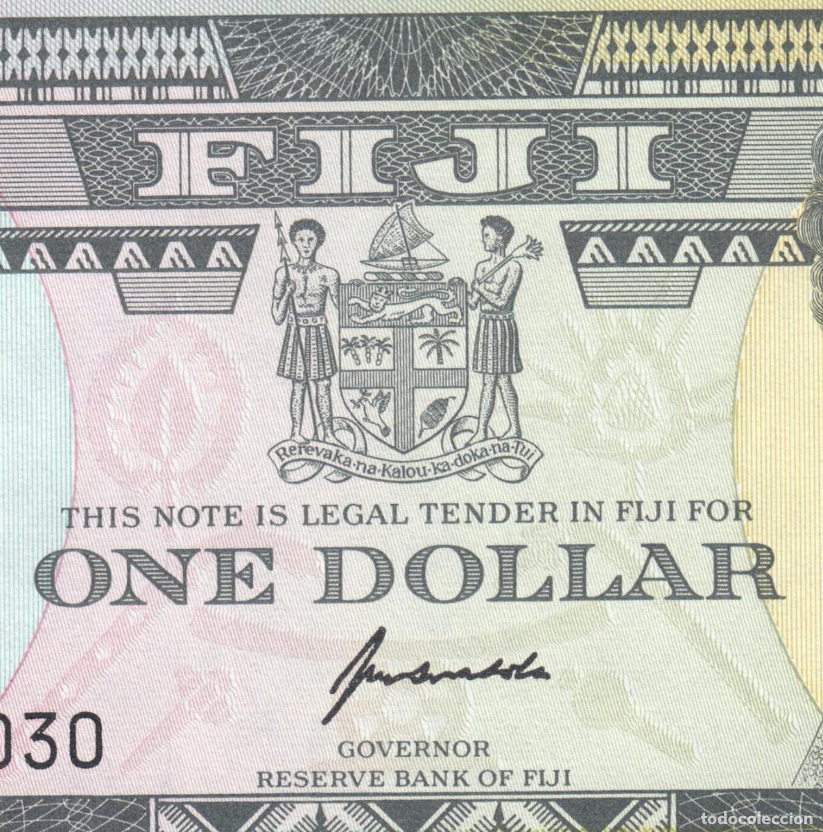 Billetes extranjeros: Fiji 1 Dollar 1993 Pick 89 SC - Foto 6