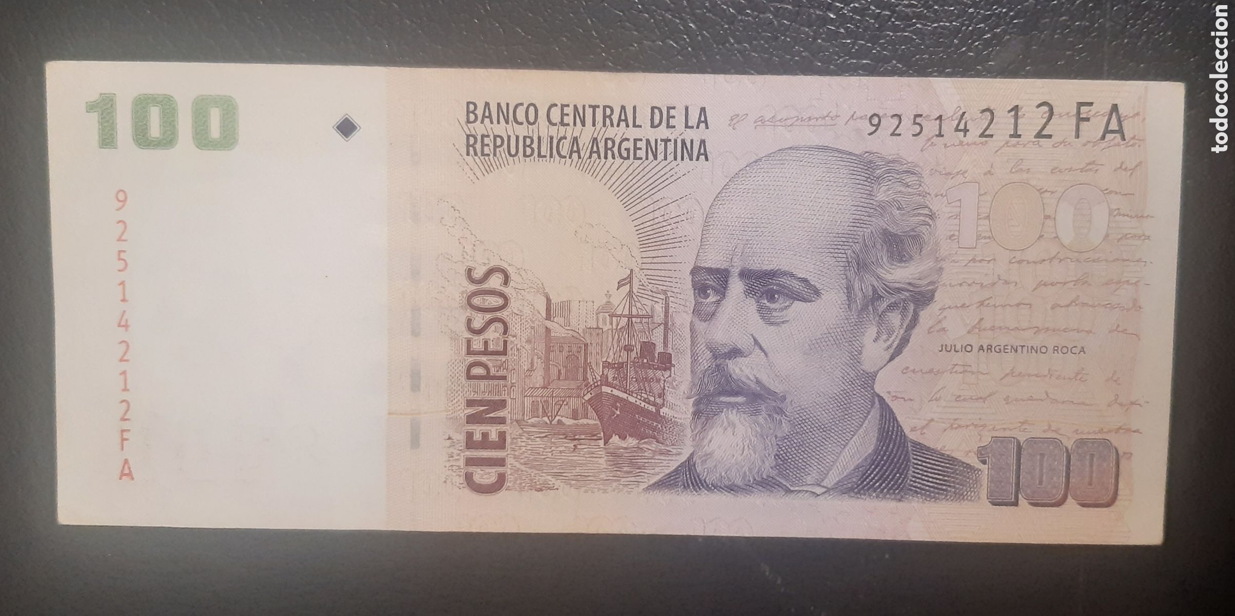 Billetes extranjeros: Billete Argentina 100 pesos muy poco circulado