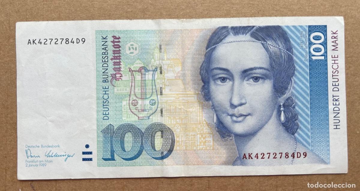 Billetes extranjeros: Alemania- 100 Marcos 1989 - AK4272784D9 - Bc