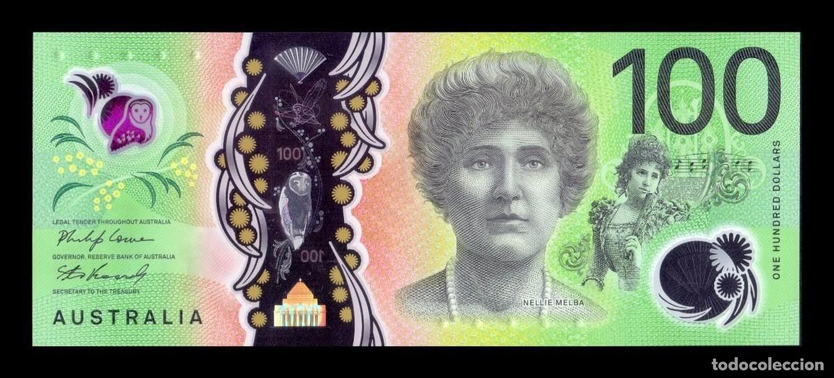 Billetes extranjeros: Australia 100 D&oacute;lares Nellie Melba 2020 Pick 66b Pol&iacute;mero Sc Unc