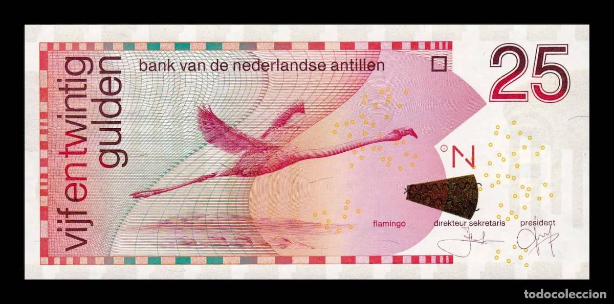 Billetes extranjeros: Antillas Holandesas 25 Gulden 01.08.2016 Pick 29i Sc Unc