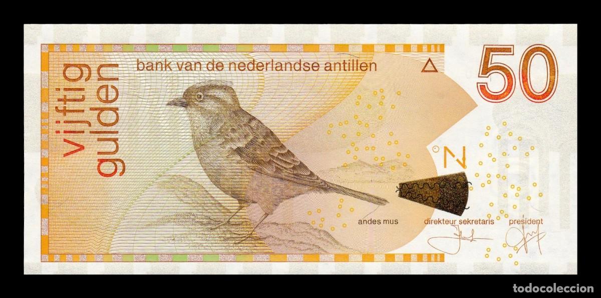 Billetes extranjeros: Antillas Holandesas 50 Gulden 2016 Pick 30h Sc Unc