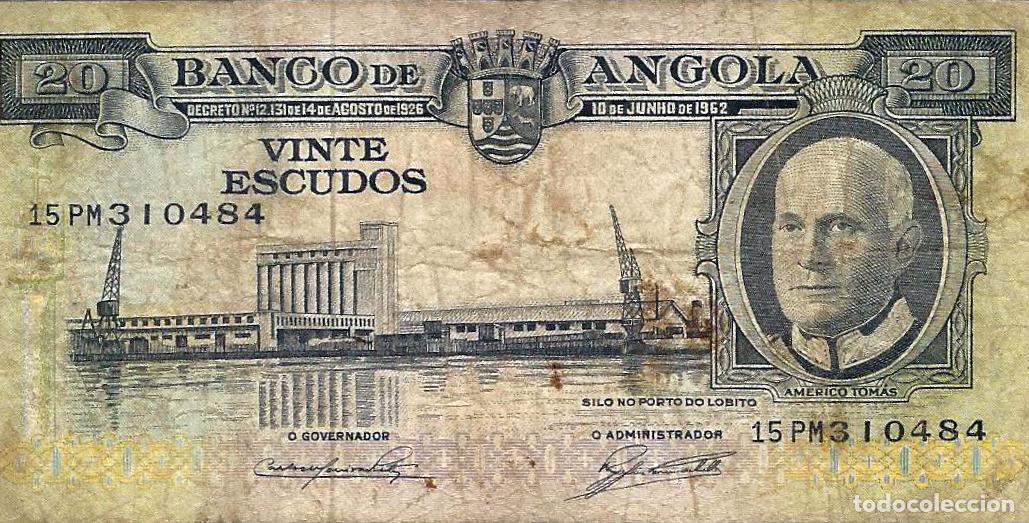 Billetes extranjeros: BILLETE DE ANGOLA 50 ESCUDOS DEL A&Ntilde;O DE 1962 PRECIO DE SALIDA 1&euro;