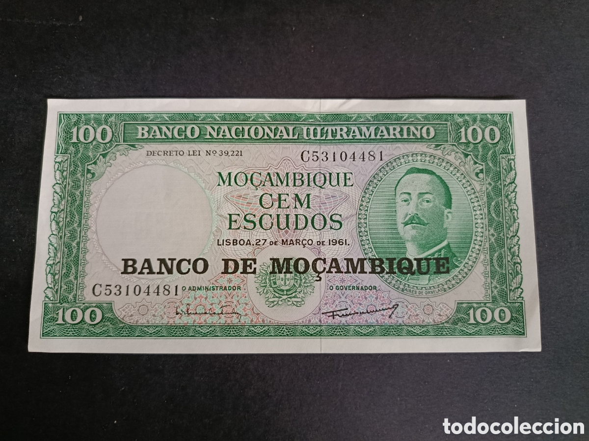 Billetes extranjeros: MOZAMBIQUE. BILLETE DE 100 ESCUDOS. SC.
