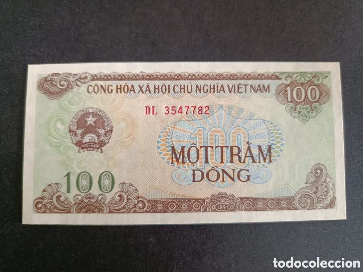 Billetes extranjeros: VIETNAM. BILLETE DE 100 DONG. SC.