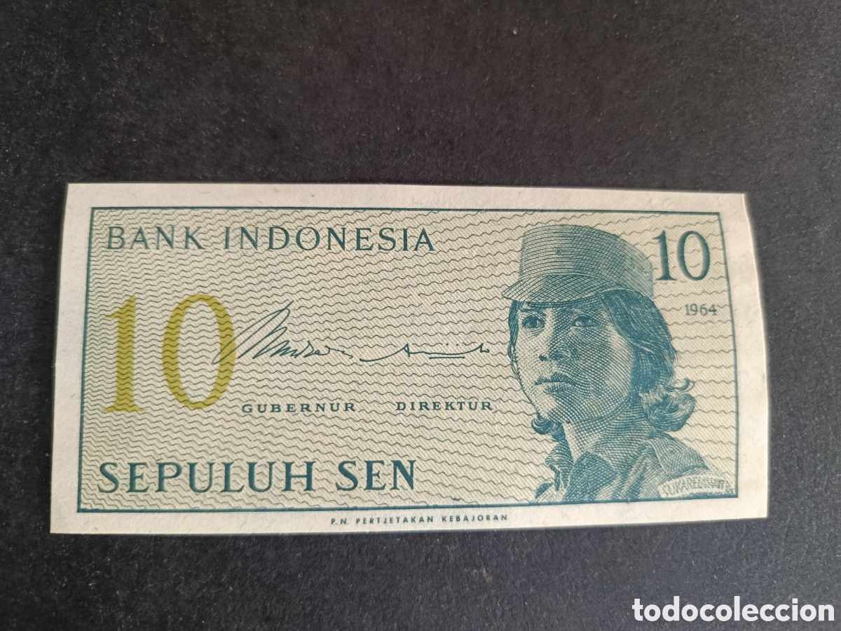 Billetes extranjeros: INDONESIA. BILLETE DE 10 SEN. SC.