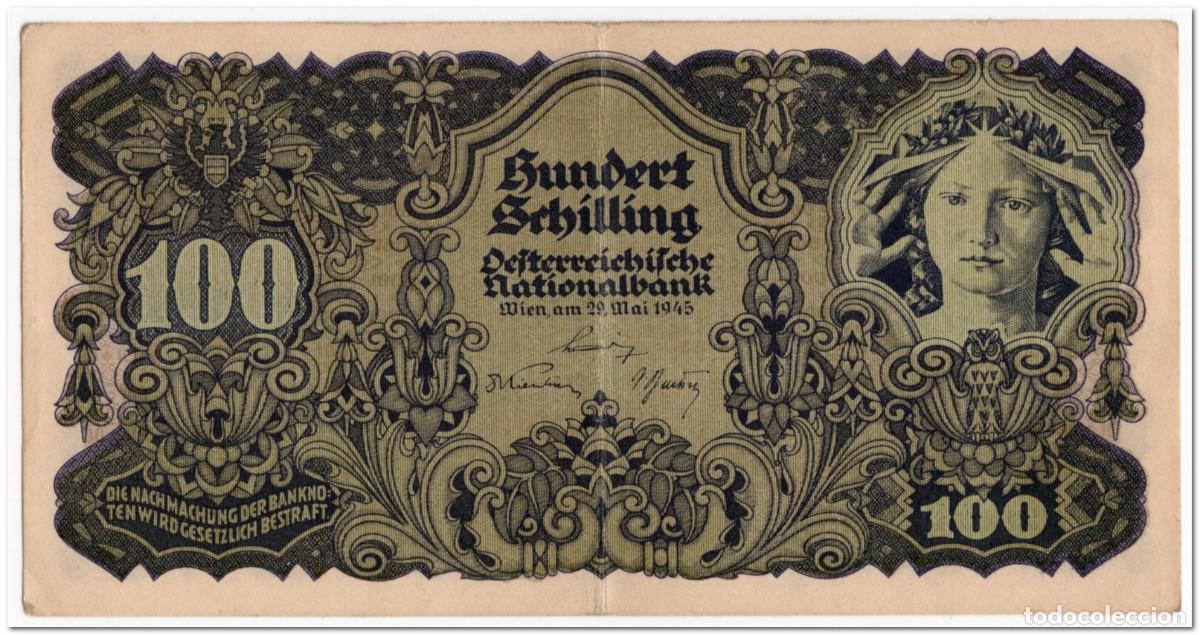 Billetes extranjeros: AUSTRIA,100 SHILLING,1945,P.118,aXF