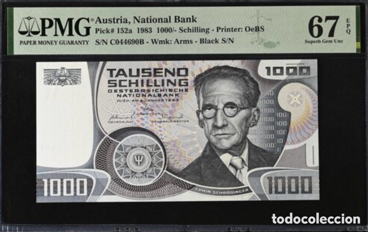 Billetes extranjeros: Billete Austria 1000 Schilling 1983 PMG 67 p152a