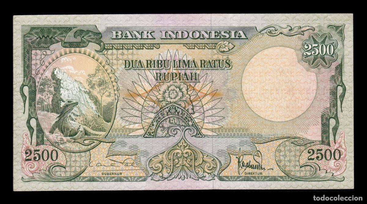 Billetes extranjeros: Indonesia 2500 Rupias 1957 Pick 54 Ebc/+ Xf/+