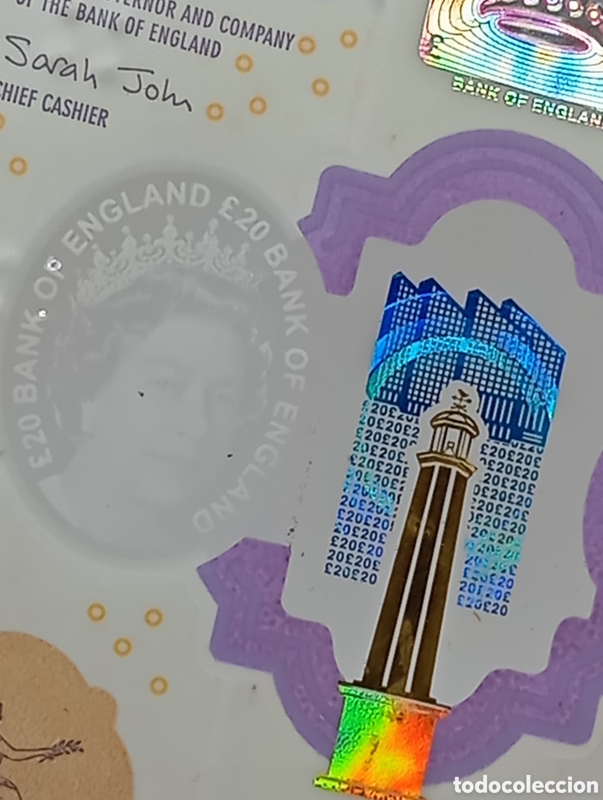 Billetes extranjeros: Lote de 3 billetes del banco de Inglaterra - Foto 4