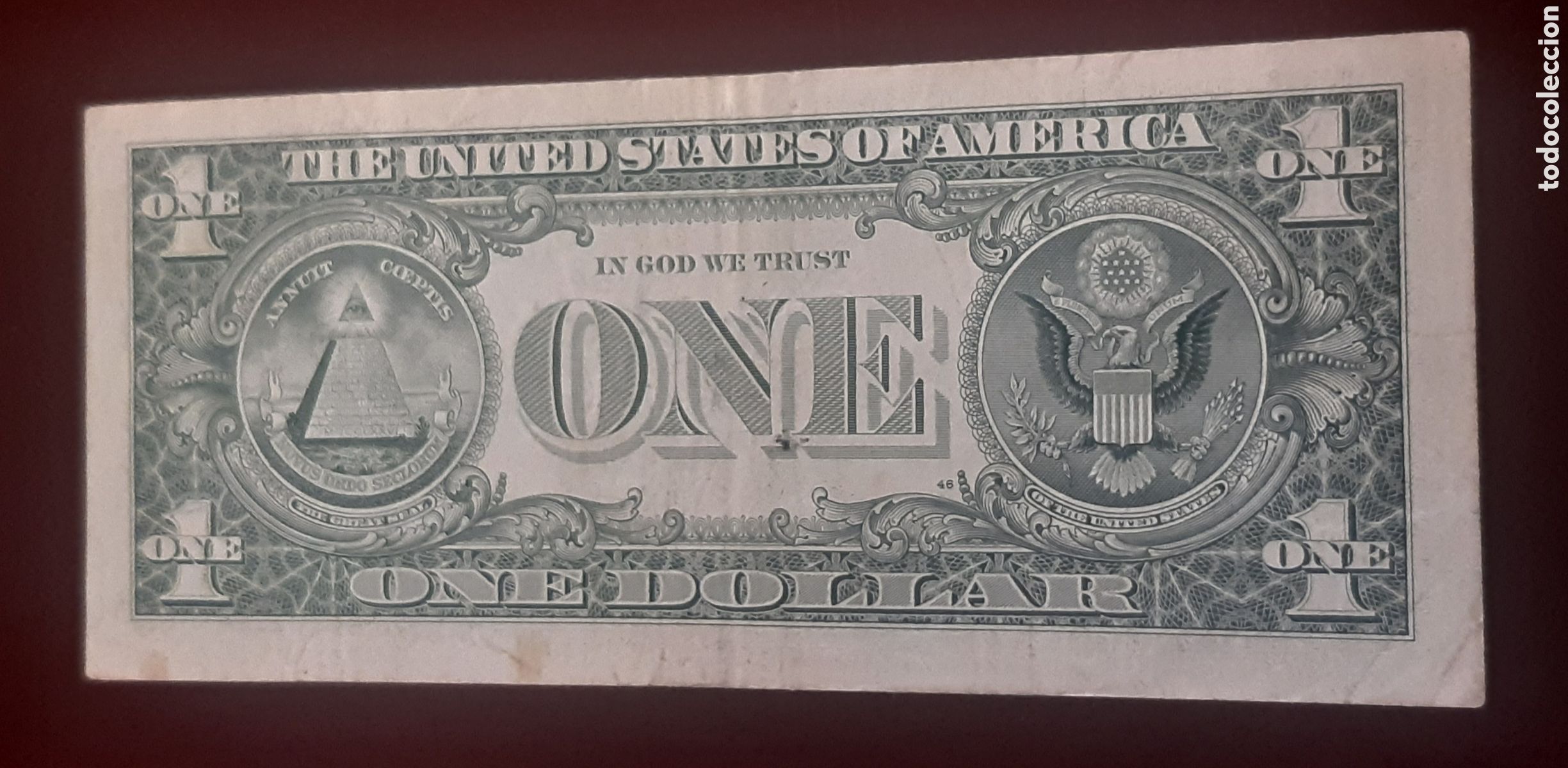 Billetes extranjeros: Billete USA 1985 K usado - Foto 2