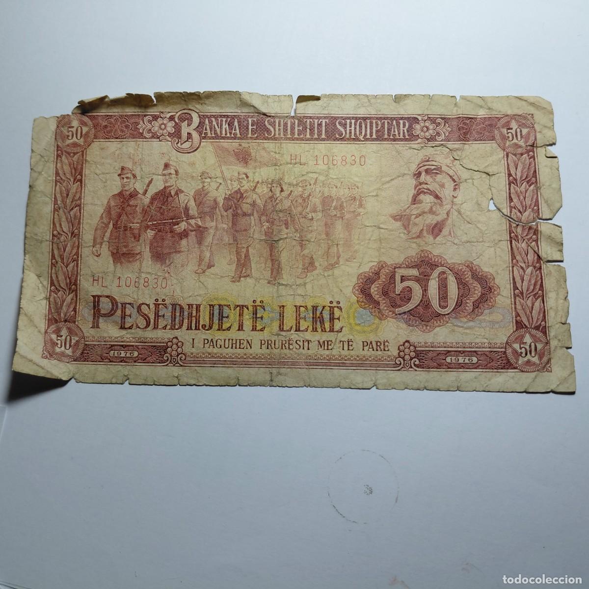 Billetes extranjeros: ALBANIA - 50 Leke 1976 P45