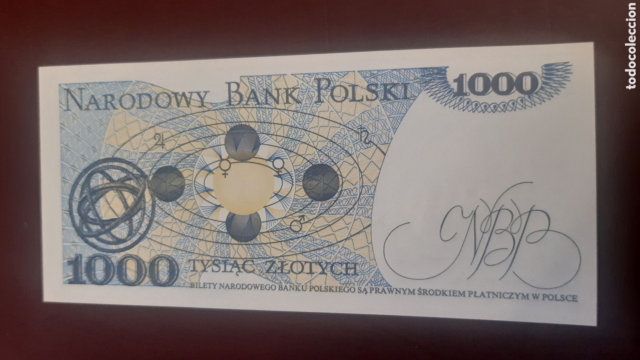 Billetes extranjeros: Billete Polonia 1000 sc - Foto 2