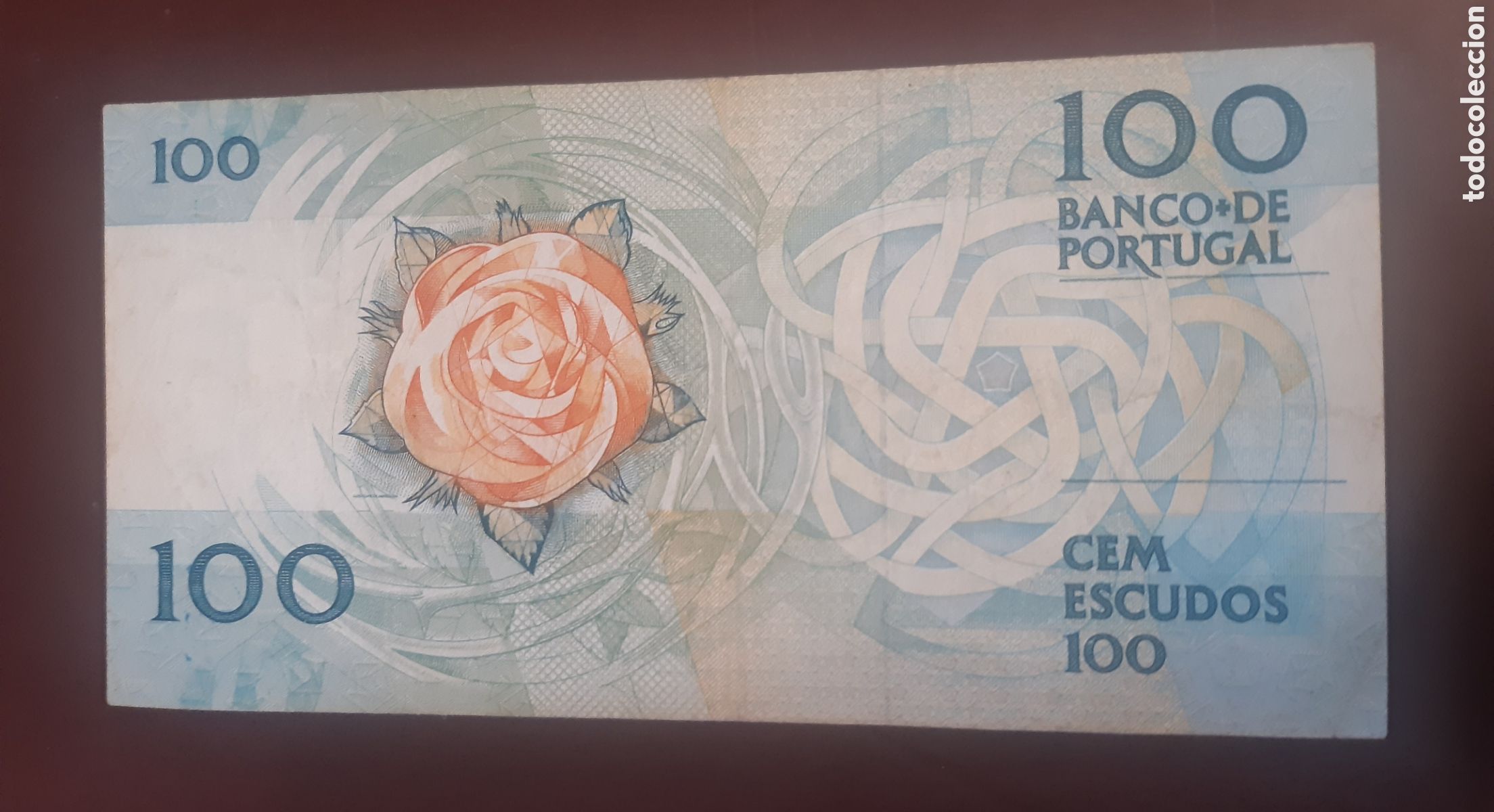 Billetes extranjeros: Billete Portugal 100 escudos circulado - Foto 2