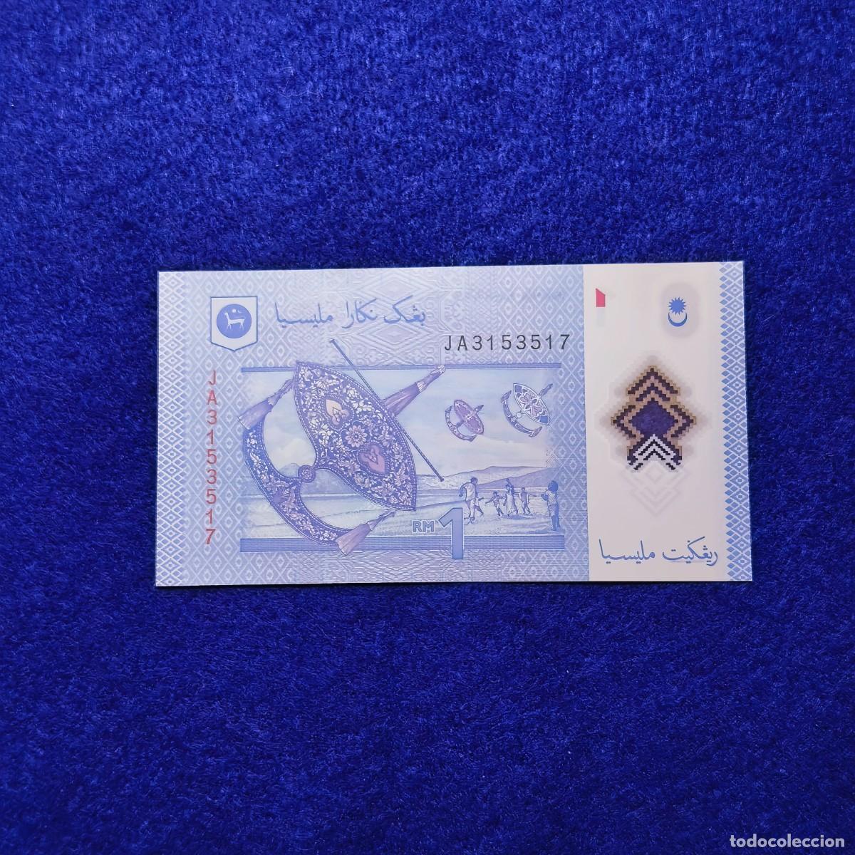 Billetes extranjeros: 1 RINGGIT DEL BANCO DE MALASIA. ESTADO DE PLANCHA - Foto 4