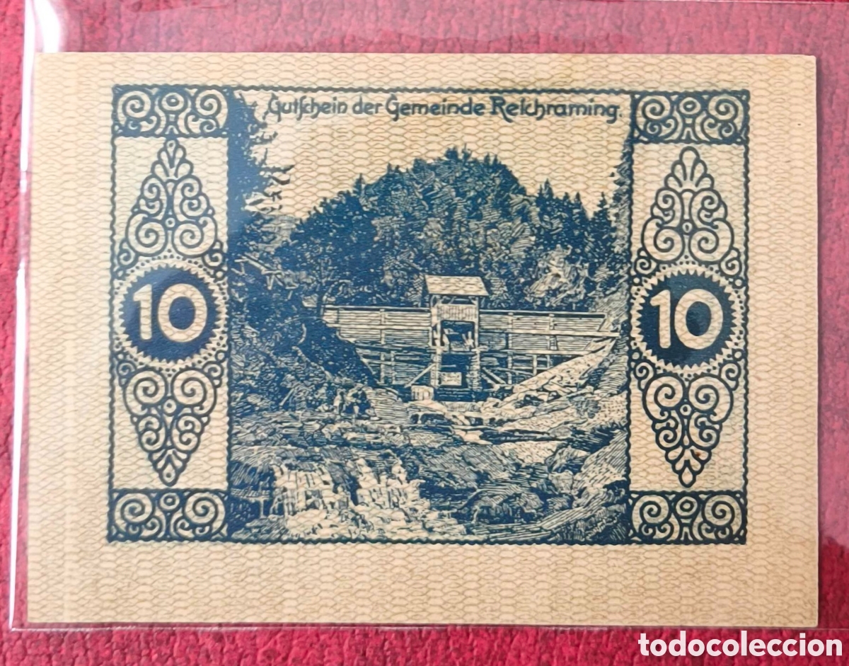 Billetes extranjeros: Austria. 1920. Notgeld. 10 heller