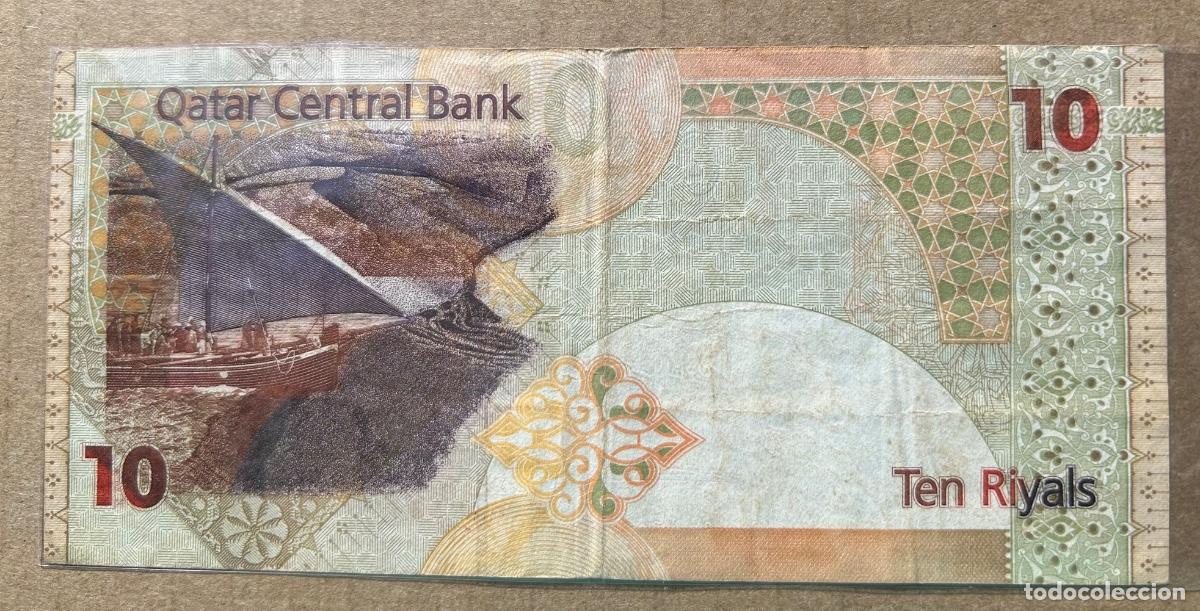 Billetes extranjeros: QATAR - 10 RYALS (2003) - Rc - Foto 2