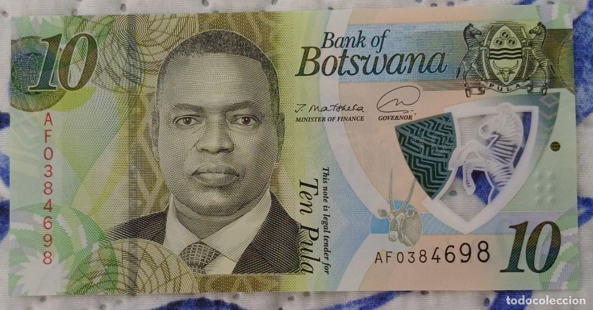 Billetes extranjeros: BOTSWANA----10 PULA 2020---POLIMERO---SC - Foto 1