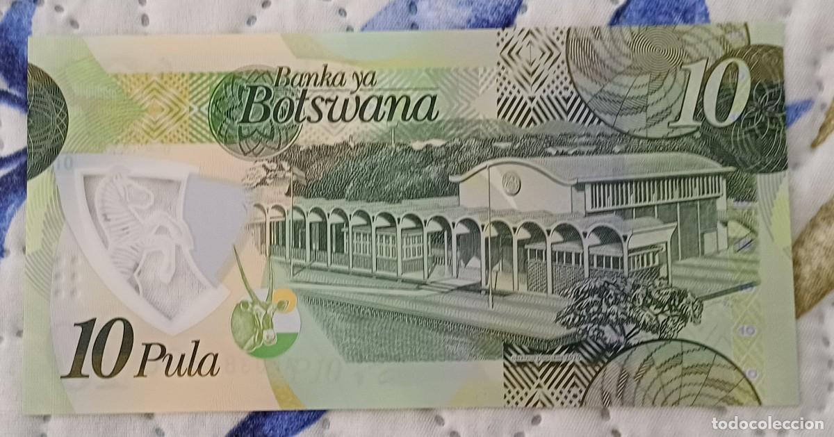 Billetes extranjeros: BOTSWANA----10 PULA 2020---POLIMERO---SC - Foto 2