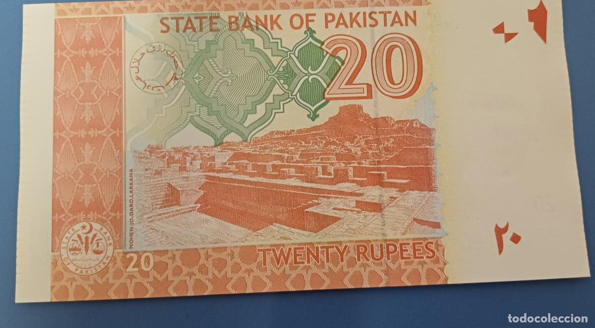 Billetes extranjeros: PAKISTAN---------20 RUPIAS 2025----------SC - Foto 2