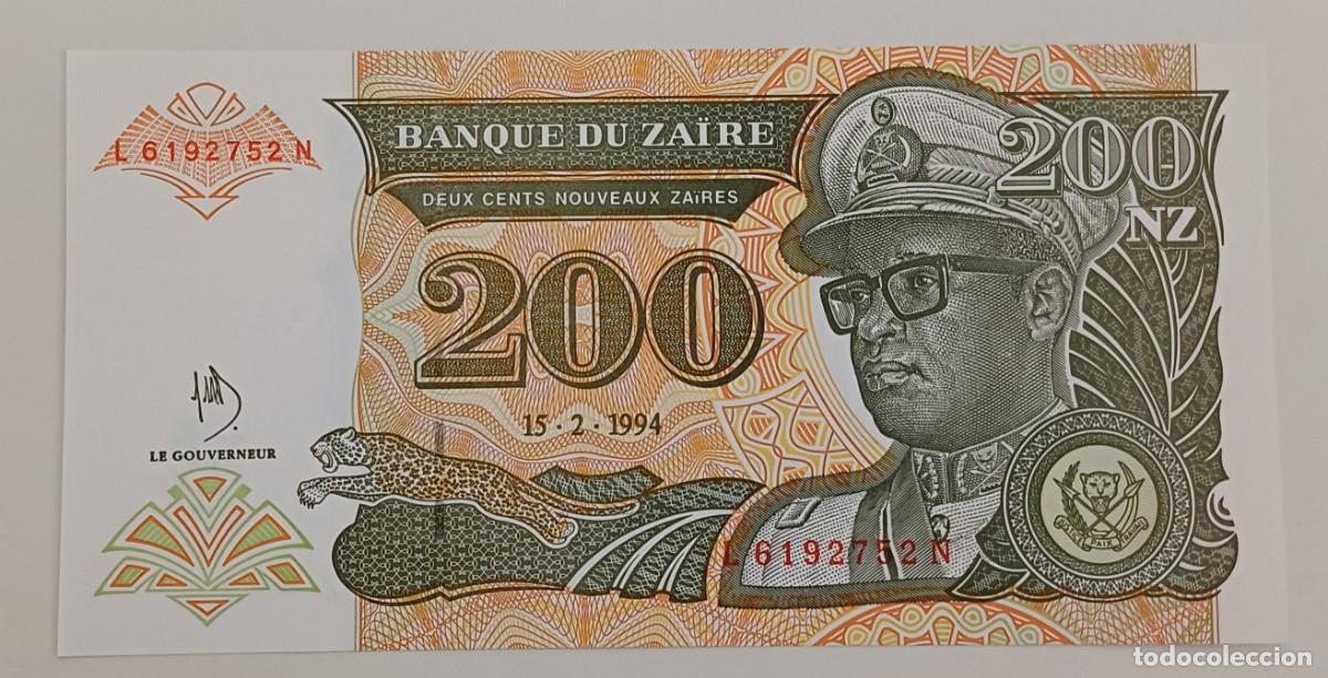 Banconote internazionali: ZAIRE-------200 NUEVOS ZAIRES 1994---------SC