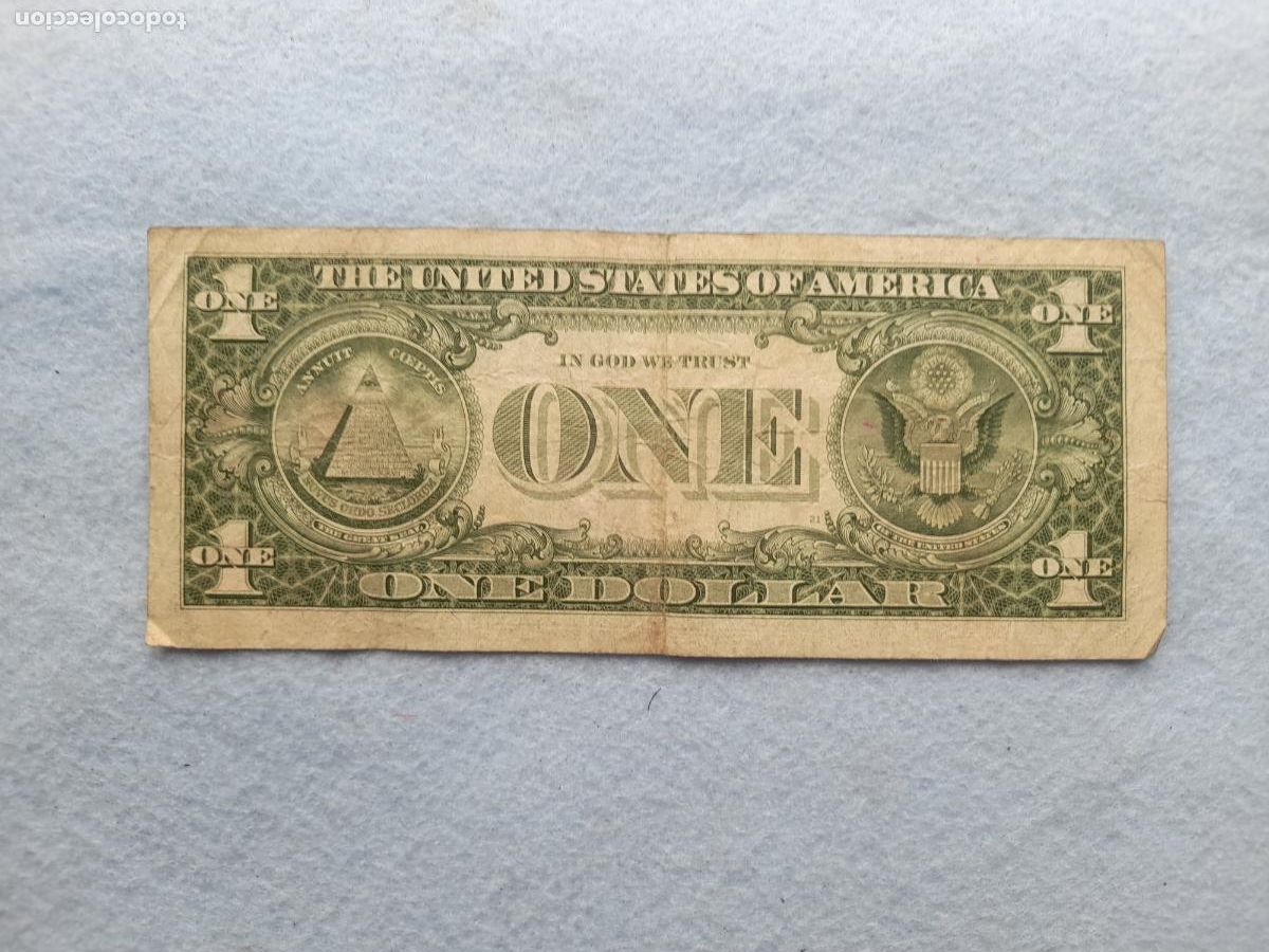 Billetes extranjeros: USA. 1 D&oacute;lar. A&ntilde;o 1985. - Foto 2