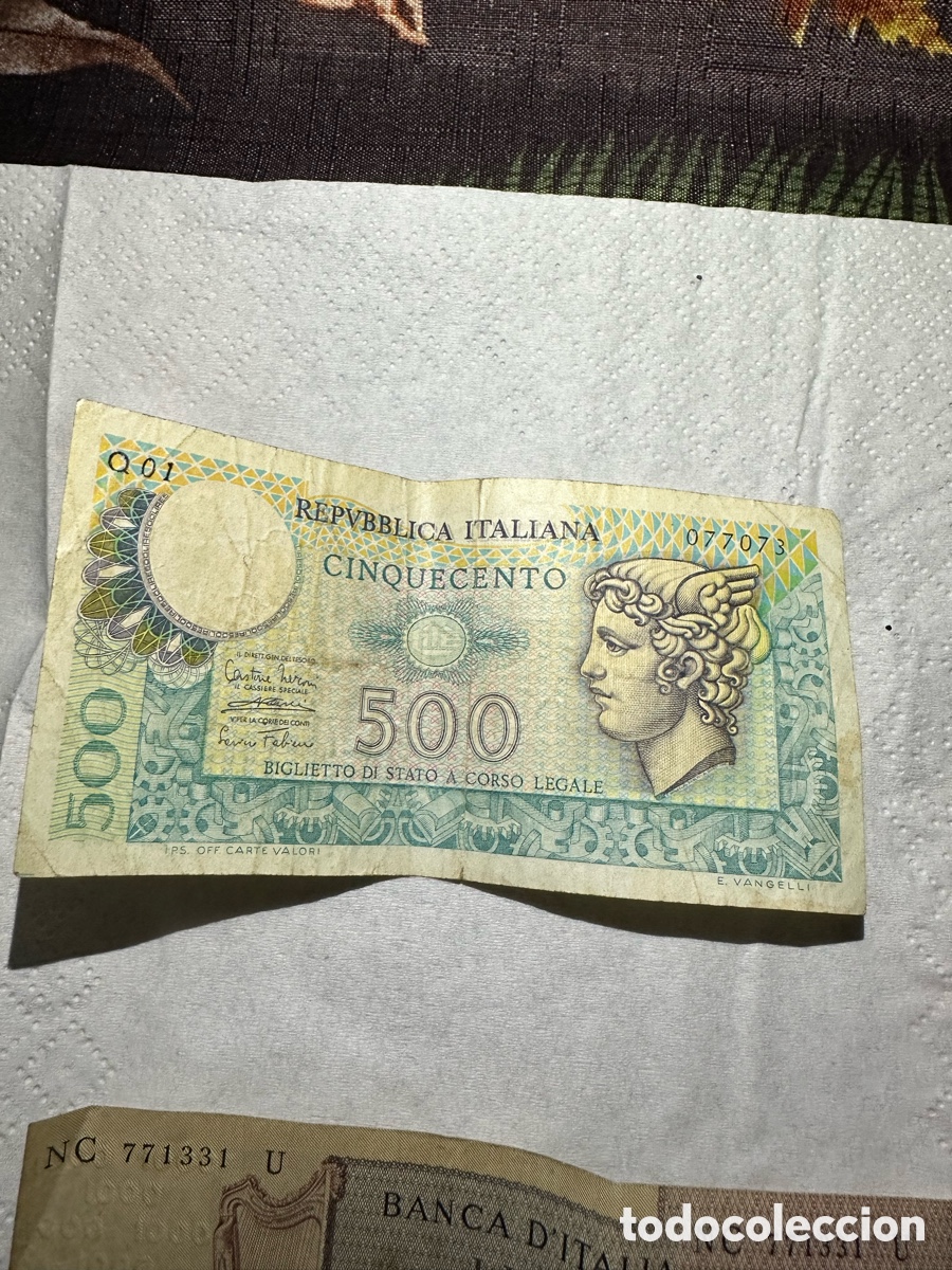 Billetes extranjeros: Lote de 6 Billetes Antiguos Internacionales - Foto 5